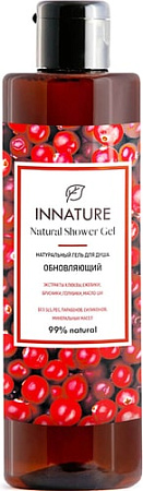 Косметика по уходу за телом Innature Гель для душа Натуральный обновляющий 250 мл