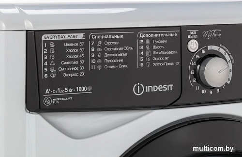 Стиральная машина Indesit EWSD 51031 BK CIS