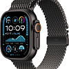 Умные часы Apple Watch Ultra 2 LTE 49 мм (титановый корпус, черный/черный, миланская петля L)