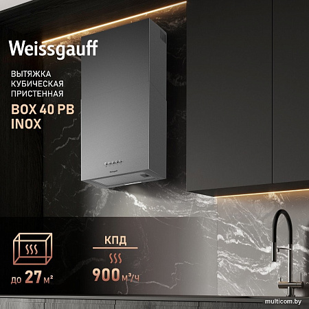 Кухонная вытяжка Weissgauff Box 40 PB Inox