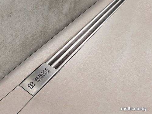 Трап/канал Berges Super Slim 600 (матовый хром)