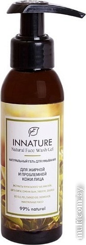 Innature Гель для умывания натуральный для жирной и проблемной кожи 100мл