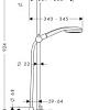 Душевая система Hansgrohe Croma 100 Showerpipe (27154000)