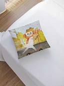 Чехол на подушку JoyArty Кот на самокате sl_79809