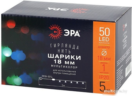 Новогодняя гирлянда ЭРА ENIN-18BM Б0047968