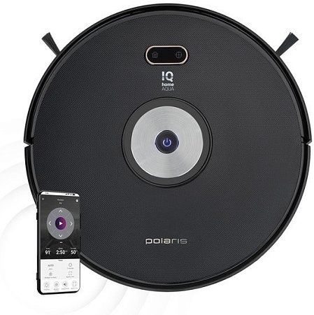 Робот-пылесос Polaris PVCR 3200 IQ Home Aqua (черный)