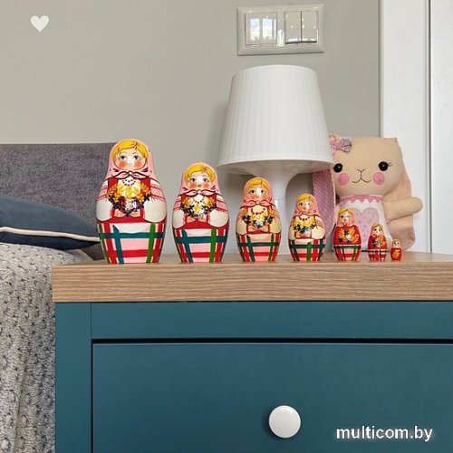 Развивающая игра Брестская Матрешка С колосками и васильками (набор 7 шт)