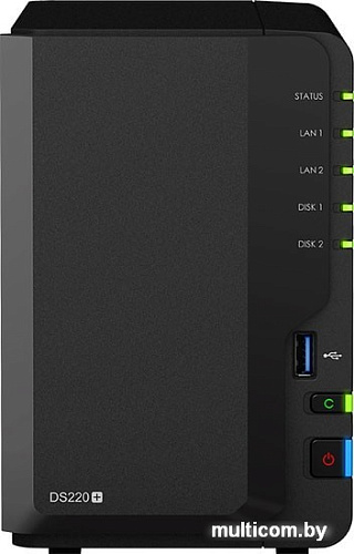 Сетевой накопитель Synology DiskStation DS220+