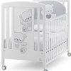Классическая детская кроватка Italbaby Baby Jolie 070.0110 (белый/серый)