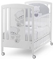 Классическая детская кроватка Italbaby Baby Jolie 070.0110 (белый/серый)