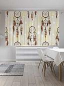 Комплект штор JoyArty Ловцы снов повсюду Oxford DeLux 1.45x1.8 м (2 шт)