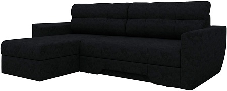 Угловой диван Mebelico Амстердам (черный) [58499]
