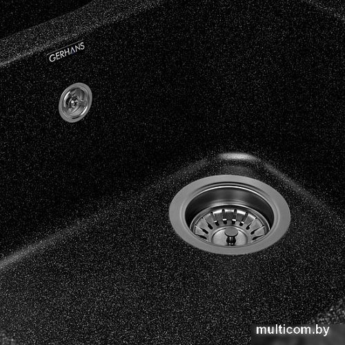 Кухонная мойка Gerhans E02 (черный)