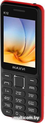 Мобильный телефон Maxvi K12 Red/Black