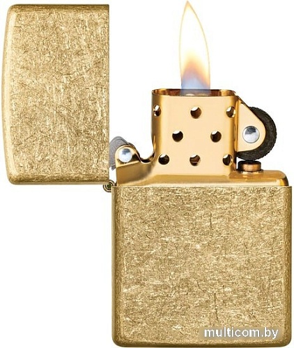 Зажигалка Zippo Classic Tumbled Brass 49477