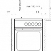 Кухонная плита Gorenje EC67CLB
