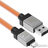 Кабель Baseus CoolPlay Series Fast Charging Data Cable 2.4A USB Type-A - Lightning (1 м, оранжевый)
