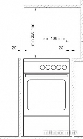 Кухонная плита Gorenje EC67CLB