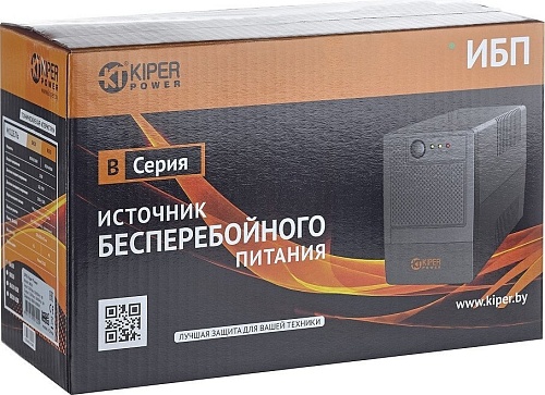 Источник бесперебойного питания Kiper Power B1200 USB (1200VA/720W)
