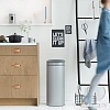 Brabantia Touch Bin New 30 л (серый металлик)