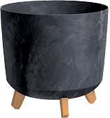 Вазон Prosperplast Gracia Tubus Beton Effect DGTL300LE-S433 (антрацит)