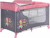 Манеж-кровать Lorelli Moonlight 2 Layers 2020 (pink travelling)