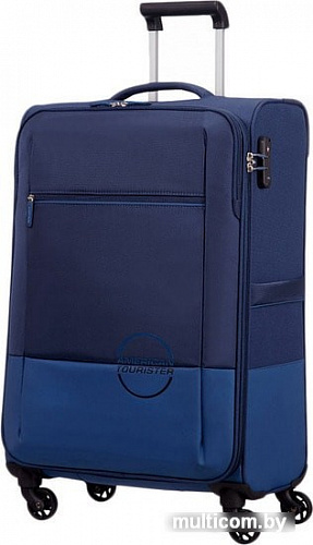 Чемодан-спиннер American Tourister Instago Navy/Bright Blue 68 см