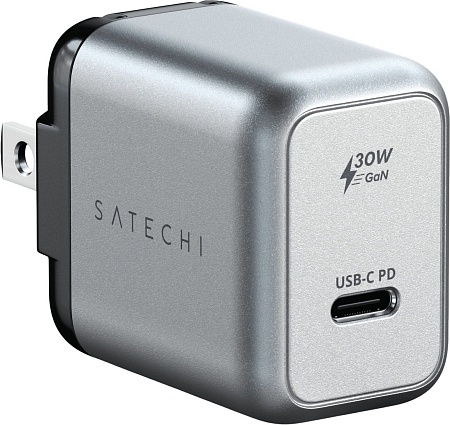 Сетевое зарядное Satechi 30W USB-C GaN Wall Charger ST-UC30WCM-EU