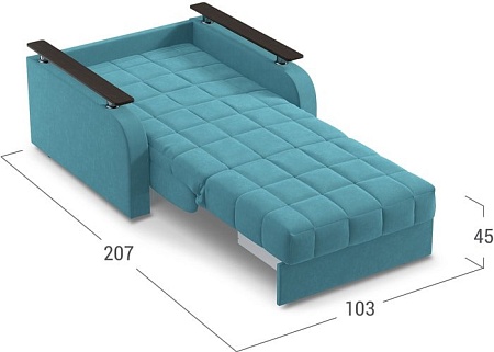 Кресло Moon Trade Карина 044 002020 (бирюзовый)