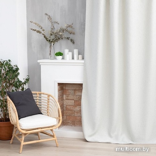 Штора Этель Классика 7062886 2.5x2.65. светло-серый, 1 шт)