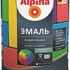 Эмаль Alpina Универсальная 0.75 л (шоколадный шелковисто-матовый)
