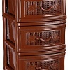 Комод Альтернатива Эконом 5-ти секционный (шоколадный) М6498