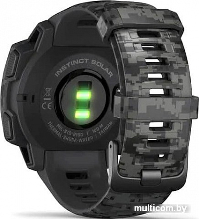 Умные часы Garmin Instinct Solar Camo Edition (графит)