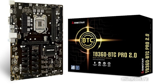 Материнская плата BIOSTAR TB360-BTC PRO 2.0 Ver. 6.x
