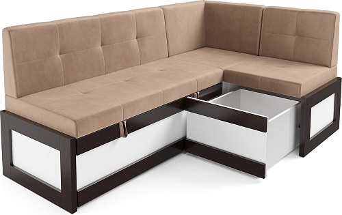 Угловой диван Мебель-АРС Нотис 191х82х116 см M11-27-14 (кордрой бежевый)