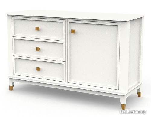 Комод Молодечномебель Nevada B3D1 ВМФ-1908 (дуб оксфорд)