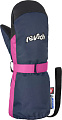 Варежки Reusch Happy mitten 4985520 4466 (р-р 4, dress blue/pink glo)