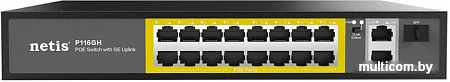 Неуправляемый коммутатор Netis P116GH