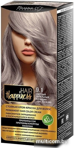 Белита-М Hair Happiness Стойкая 9.1 светлый пепельный блондин