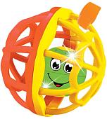 Развивающая игрушка Азбукварик Мячик Хохотуша 2049 (оранжевый/желтый)