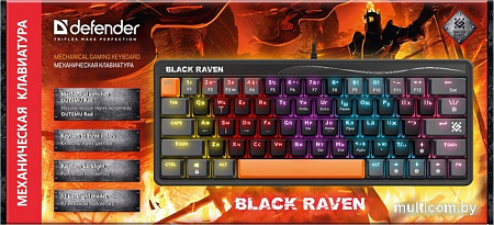 Клавиатура Defender Black Raven GK-417 45414