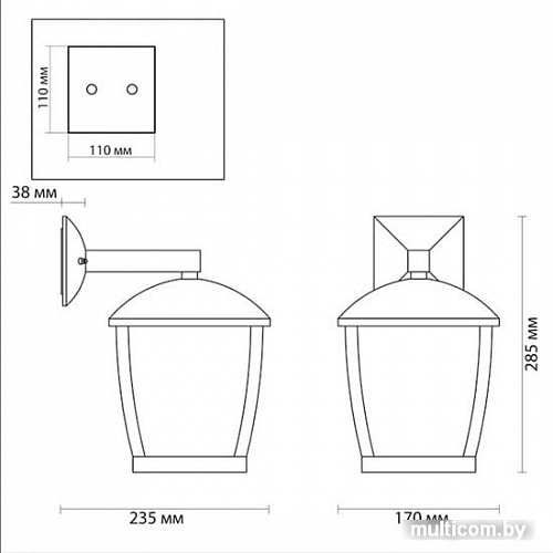 Odeon Light Tako 4051/1W