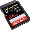 Карта памяти SanDisk Extreme PRO SDXC SDSDXXY-064G-GN4IN 64GB