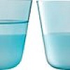 Набор стаканов для воды и напитков LSA International Arc Contrast G1747-09-125 (2 шт, голубой)