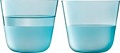 Набор стаканов для воды и напитков LSA International Arc Contrast G1747-09-125 (2 шт, голубой)