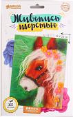 Набор для создания поделок/игрушек Школа талантов Живопись шерстью. Лошадь 3803466
