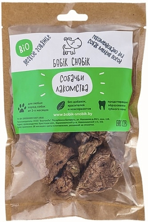 Лакомство для собак Бобик Снобик Легкое говяжье 35 г