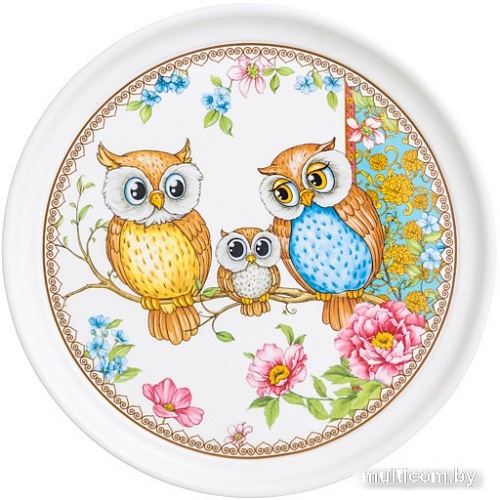 Блюдо Elan Gallery Совушки 420238