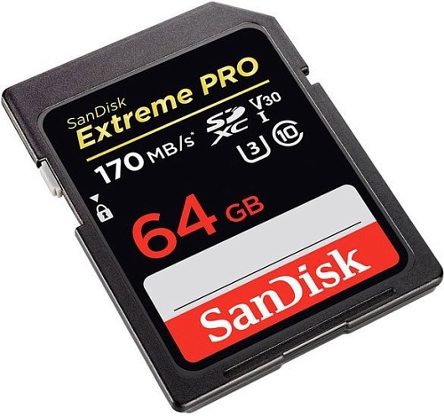 Карта памяти SanDisk Extreme PRO SDXC SDSDXXY-064G-GN4IN 64GB