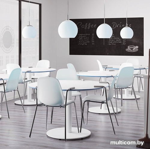 Стул Ikea Лейф-Арне (белый/дитмар хромированный) 192.271.69